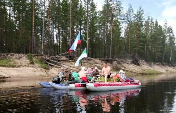 Жители посёлка Югыдъяг были участниками в открытии нового спортивно-туристического сплава по реке Нем..